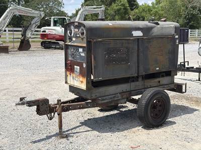 2003 Lincoln Electric K1278-5 SAE-400 Diesel Towable Welder Generator bidadoo