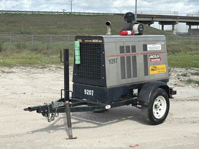 2018 Lincoln Electric Vantage 600SD Towable Welder Generator bidadoo -Repair