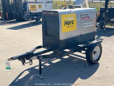 2021 Lincoln Electric Vantage S/A Towable Welder Generator Kubota Genset bidadoo