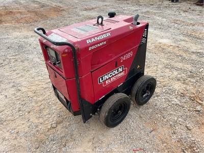 2023 Lincoln Ranger 260MPX Portable 260 Amp Welder Generator Kohler bidadoo