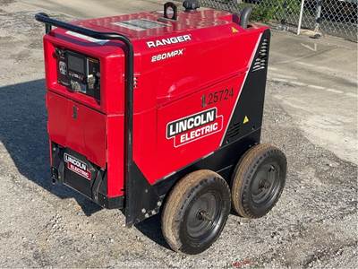 2023 Lincoln Ranger 260MPX Portable 260 Amp Welder Generator Kohler bidadoo