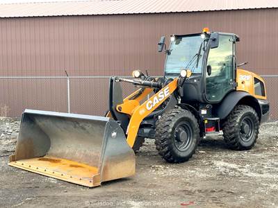 2022 Case 321F 4WD Wheel Loader Cabbed Tractor Front Bucket Aux Hyd Q/C bidadoo