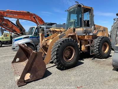 2000 Case 621C Wheel Loader Tractor Enclosed Cab Bucket Diesel bidadoo -Repair