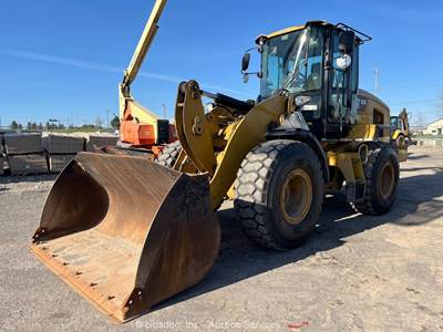 2015 Caterpillar 924K Wheel Loader Tractor Aux Hydraulic Q/C Bucket Cab bidadoo