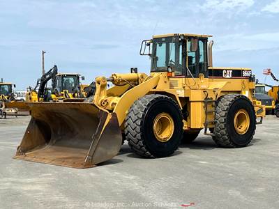 Caterpillar 966F Articulating Hyd Wheel Loader Cab Tractor 120" Bucket bidadoo