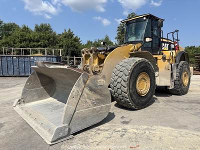 2013 Caterpillar 980K Articulated Wheel Loader Cab A/C Tractor Diesel bidadoo