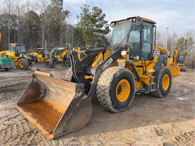 2017 JCB 427 Articulated Wheel Loader Tractor Aux Hyd A/C Cab Bucket bidadoo
