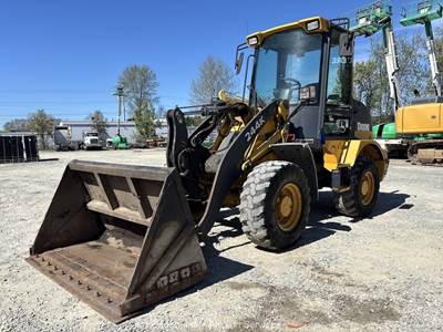 2015 John Deere 244-K Articulated Wheel Loader Cab A/C Aux Hyd Bucket bidadoo