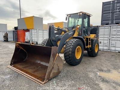 2008 John Deere 544J Wheel Loader Diesel Tractor Cab 105" Bucket Hyd Q/C bidadoo