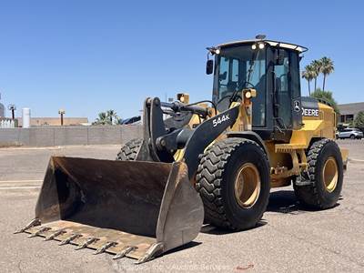 2012 John Deere 544K Articulated Wheel Loader Cab Tractor Ride Control bidadoo