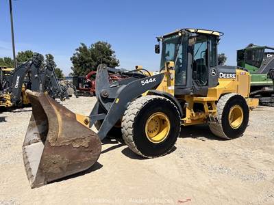 2015 John Deere 544K Articulating Wheel Loader  A/C Cab Diesel Tractor bidadoo