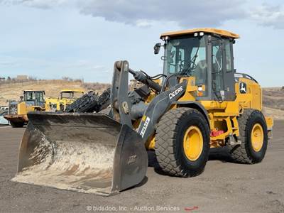 2019 John Deere 544L Articulating Wheel Loader Tractor Cab A/C Hyd Q/C bidadoo