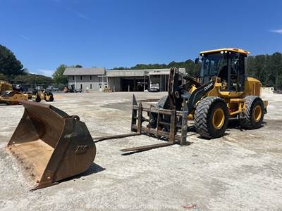 2020 John Deere 544L Articulated Wheel Loader Tractor Q/C Bucket Forks bidadoo
