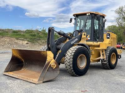 2019 John Deere 624L Articulated Wheel Loader Cab Ride Control Bucket bidadoo