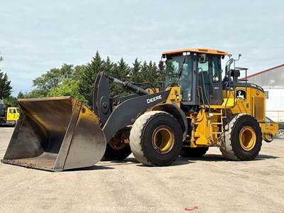 2020 John Deere 724L Articulated Wheel Loader Cab Ride Control Bucket bidadoo