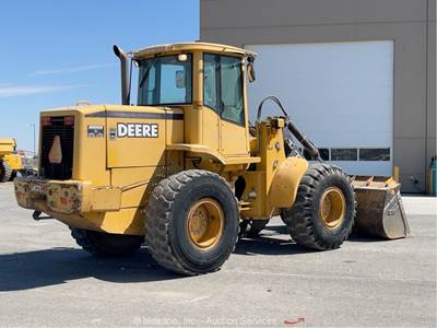 1997 John Deere TC54H Articulating Wheel Loader Tractor Bucket Aux Hyd ...