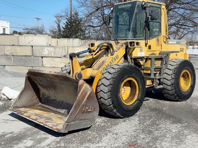 2002 Komatsu WA180-3MC Articulating Wheel Loader Tractor Cab A/C Bucket bidadoo