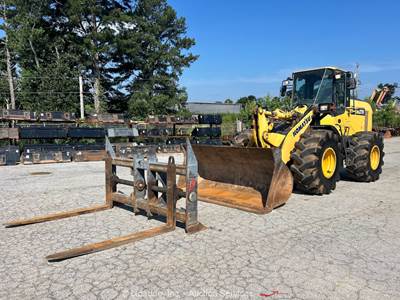 2020 Komatsu WA270-8 Articulated Wheel Loader Cab A/C Aux Hyd BKT Forks bidadoo