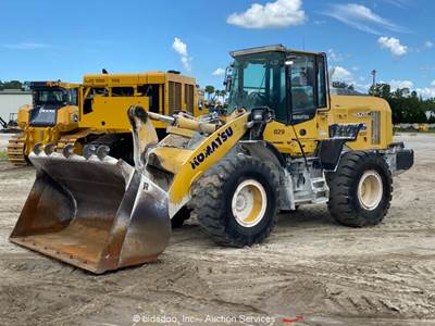 2017 Komatsu WA320-8 Wheel Loader Tractor Aux Hydraulic Bucket A/C Cab bidadoo