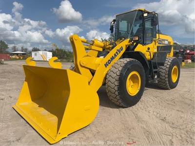2020 Komatsu WA320-8 Articulating Wheel Loader Diesel Tractor Cab Bucket bidadoo