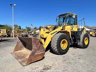 2005 Komatsu WA380-6 Articulated Wheel Loader Hyd Q/C Forks Cab Tractor bidadoo
