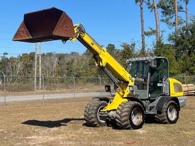 2015 Wacker Neuson WL60T Telescopic Wheel Loader Tractor Aux Hyd Q/C Cab bidadoo