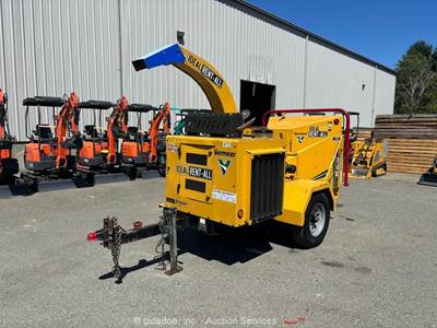 2020 Vermeer BC1000XL 12" Towable Brush Wood Chipper Trailer S/A bidadoo