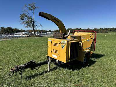 2018 Vermeer BC1000XL S/A 12" Towable Brush Wood Chipper Mulcher Deutz bidadoo