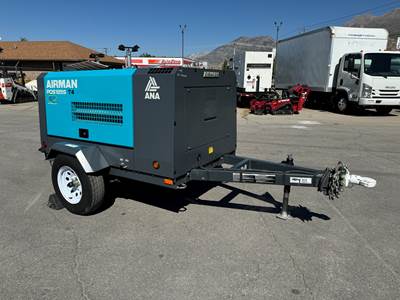 Air Compressor 2021 Airman 185 CFM Diesel Portable Trailer Mounted Rotary Screw