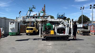 Digger Derrick Mini Backyard  2010 SDP EZ- Hauler Low Profile Rubber Track Yanmar Diesel & Trailer