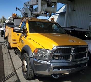 Used Boom / Bucket Truck 2013 RAM 5500 4x4 6.7L Diesel 46' Working Height Aerial Lift
