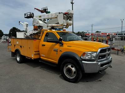 Used Boom / Bucket Truck 2013 RAM 5500 4x4 6.7L Diesel 46' Working Height Aerial Lift