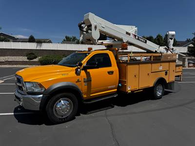 Used Boom / Bucket Truck 2013 RAM 5500 4x4 6.7L Diesel 46' Working Height Aerial Lift