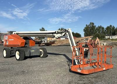 Used Boom Lift Telescopic 2020 Snorkel 660SJ 66' Platform with Jib 4x4 Generator Cummins Diesel Manlift Telescopic