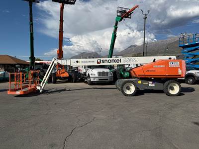 Used Boom Lift Telescopic 2020 Snorkel 660SJ 66' Platform with Jib 4x4 Generator Cummins Diesel Manlift Telescopic