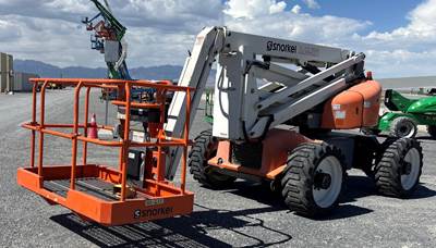 Used Aerial Boom Lift 2018 Snorkel 4x4 46' Platform Kubota Diesel Articulated with Jib Telescopic Manlift