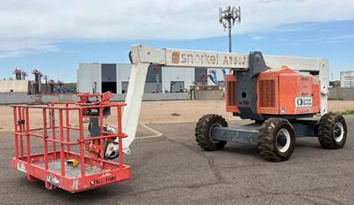 Used Aerial Boom Lift 2016 Snorkel AB60J 60' Platform 4x4 Kubota Diesel Manlift Articulating Man Lift Boomlift