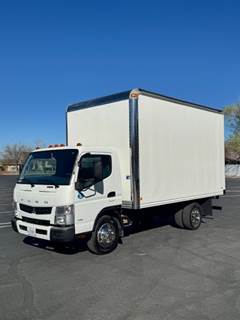 Box Truck 2012 Mitsubishi Fuso Van 14' Box Diesel with Lift Gate