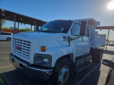 Used Dump Truck 2005 GMC C7 7.8L Diesel Automatic Bobtail LOW, LOW MILES!!