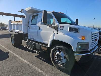 Used Dump Truck Crew Cab 2005 GMC C7 7.8L Diesel Automatic Bobtail 55k Miles! NON CDL!!