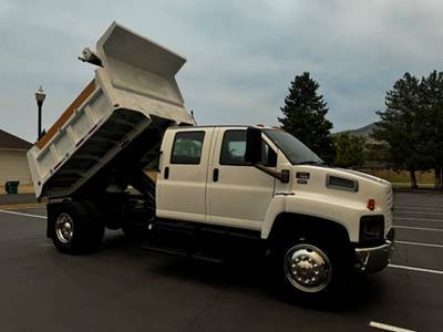 Used Dump Truck Crew Cab 2005 GMC C7 Duramax 7.8L Diesel Automatic Bobtail 51k Miles! NON CDL!!