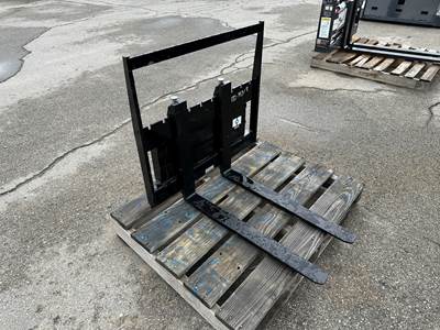 Forks Fits Skid Steer Walk Behind Stand Up NEW UNUSED Attachment