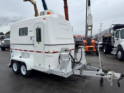 Used Fiber Optic Splicing Trailer 2013 Pelsue 6.5 KW Cummins Onan Generator Tandem Axle