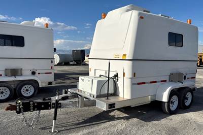 Used Fiber Optic Splicing Trailer 2018 Pelsue Fiberlite XL 7 KW Cummins Onan Generator Tandem Axle