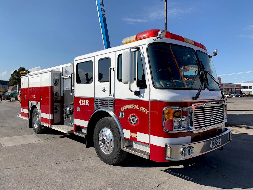 Fire Truck Pumper 2002 American LaFrance Diesel, Automatic 1500 GPM