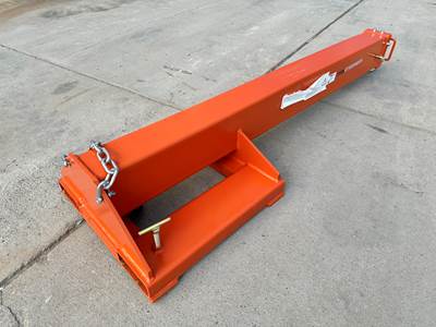 NEW Jib Boom Crane Universal Fit for Telehandler Forklift 6,000 LB 12' Extension Truss