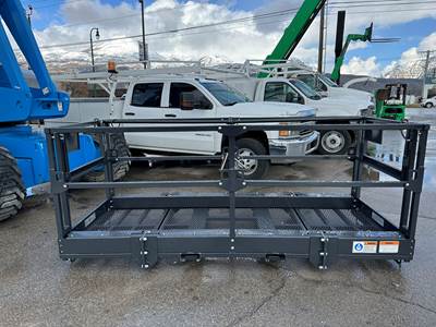 Telehandler Work Platform Man Basket NEW 4' x 9' 8" 1,700 LB Capacity 2 Entry Doors Manbasket