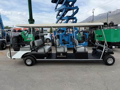 2019 Used Golf Cart Club Car Limo 48V Utility Cart 8 Passenger Canopy with Charger