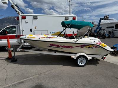 Jet Boat SeaDoo Speedster 1997 170 HP Twin Rotax Engines with Trailer