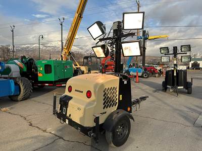 Used Light Tower 2019 Doosan LCV 6 KW Generator Kubota Diesel Portable